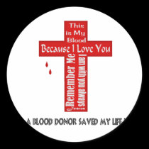 A Blood Donor stickers