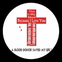 A Blood Donor stickers