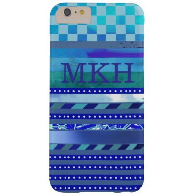 a blue suggestion barely there iPhone 6 plus case