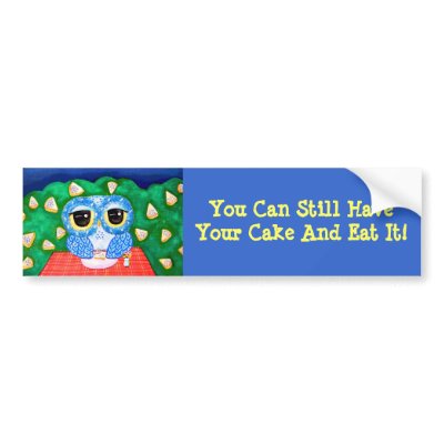 A Blueberry Night Bumper Stickers by udonchow