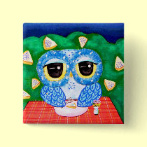 A Blueberry Night buttons