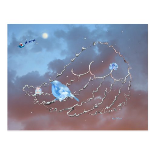 A Bluebird's Christmas! Post Cards