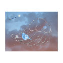 A Bluebird's Christmas! postcards