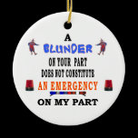 A BLUNDER ornaments