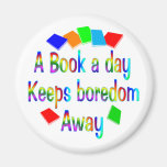 A Book A Day Fridge Magnet