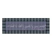 A book is - Arabic prover bookmark Business Card