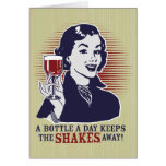A Bottle A Day Personalizable Card