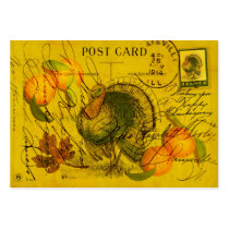 A Bountiful Thanksgiving Gift Tag Business Card Templates