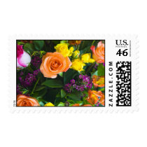 A Bouquet of Flowers for You! postage by ZenfulDelights A Bouquet of Flowers for You! postage