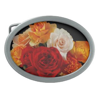 A Bouquet of Roses Belt Buckles