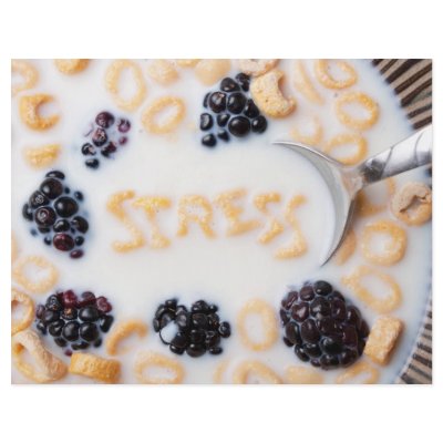 A bowl of alphabet cereal pieces floating in milk custom flyer by graficallyminded
