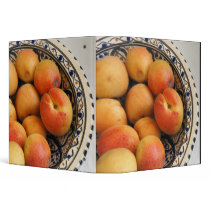 A bowl of Mediterranean Apricots 2 3 Ring Binder