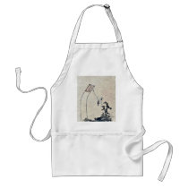 A boy flying a kite Ukiyoe Aprons