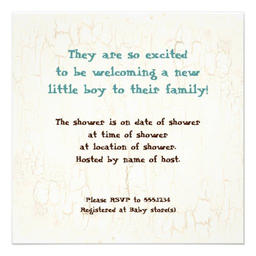 A Boy's Best Friend Baby Shower Invitation