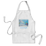 A boy's first goal playing football apron