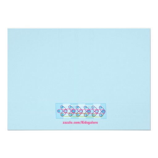 A Bracelet Loom Girls' Birthday Invitation