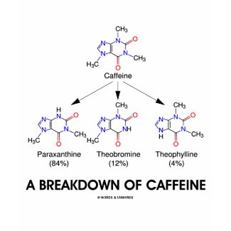 A Breakdown Of Caffeine (Caffeine Metabolites) shirt