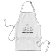 A Breakdown Of Caffeine (Chemical Molecules) aprons by wordsunwords A Breakdown Of Caffeine (Chemical Molecules) aprons