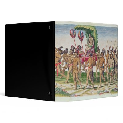 A Bride is Carried Vinyl Binder by bridgemanart