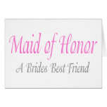 A Bride's Best Friend Card