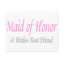A Bride's Best Friend Postcard