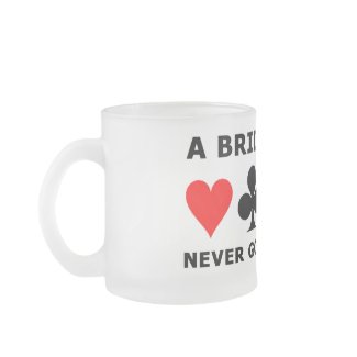 A Bridge Hand Never Goes To Waste mug