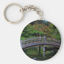 A bridge in a Japanese Garden, keychain