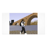 A Bridge View Stroll (digital) Personalized Photo Card