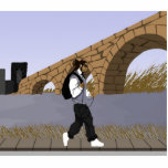 A Bridge View Stroll (digital) Acrylic Cut Out