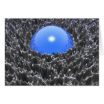 A Bright Blue Ball Card