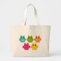 A Bright Bunch of Owls Bag