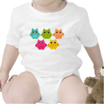 A Bright Bunch of Owls Shirts
