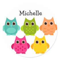 A Bright Bunch of Owls stickers by candystore A Bright Bunch of Owls stickers