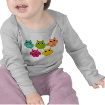 A Bright Bunch of Owls T Shirt