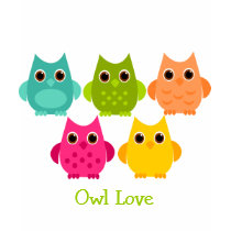 A Bright Bunch of Owls Tshirts