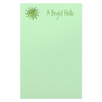 A Bright Hello stationery