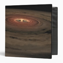 A brown dwarf surrounded by a swirling disk 3 ring binders