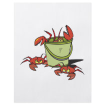 a bucket of angry crabs flyer