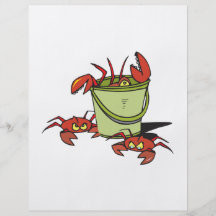 a bucket of angry crabs flyer