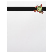 a bucket of angry crabs custom letterhead