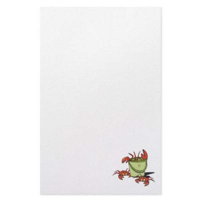 a bucket of angry crabs stationery by super_shop