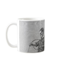 A Bucking Bronco by Remington, Vintage Cowboy Coffee Mug