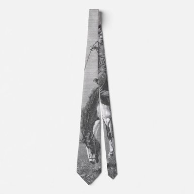 A Bucking Bronco by Remington, Vintage Cowboy Ties by MasterpieceCafe