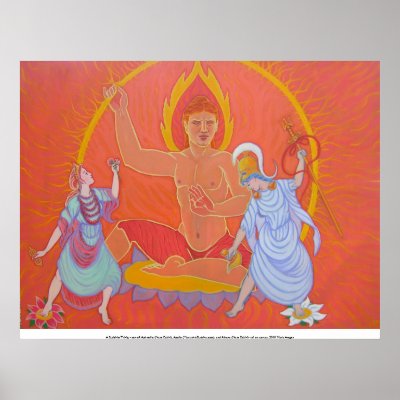 A Buddhist Trinity, sort of... Posters by MariaAragon