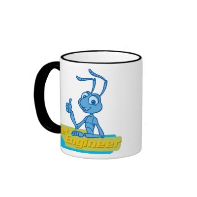 A Bug's Life Flik "Chief Engineer" Disney mugs