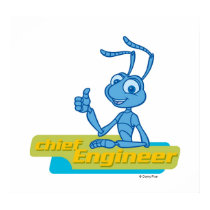 A Bug's Life Flik "Chief Engineer" Disney posters