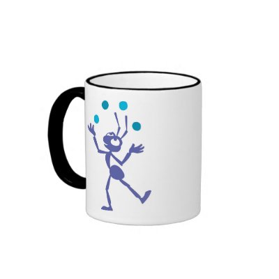 A Bug's Life Flik juggling Disney mugs