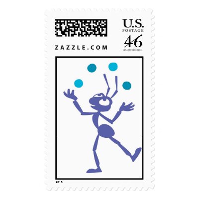 A Bug's Life Flik juggling Disney stamps