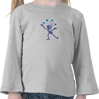 A Bug's Life Flik juggling Disney t-shirts