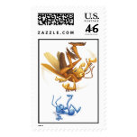 A Bug's Life Flik juggling Hopper Disney Stamps